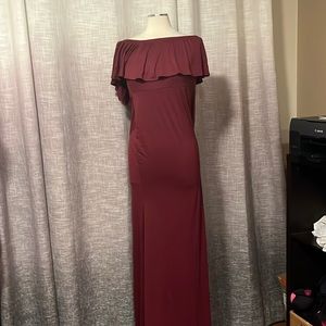NWT burgandy maxi dress